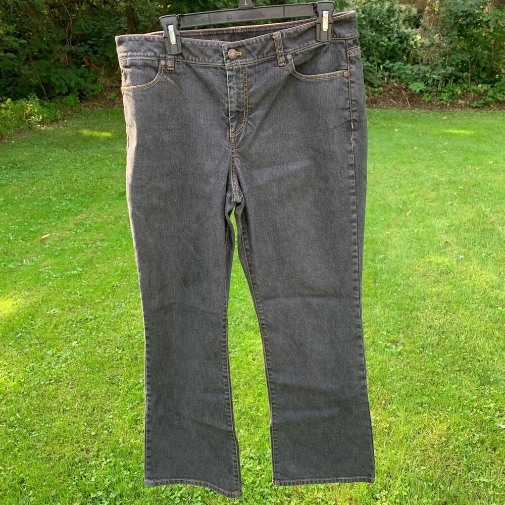 Talbots Heritage boot cut dark wash high rise jeans